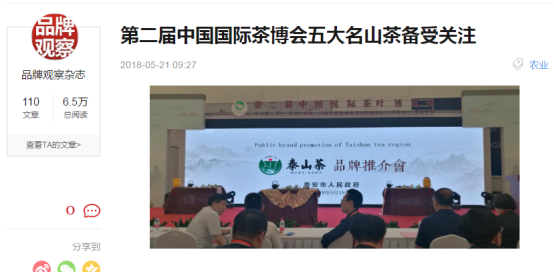 国山圣水，茶礼天下丨小产区茶如何成为国家级项目入选品牌？——泰山茶区域公用品牌整体项目案例(图11)